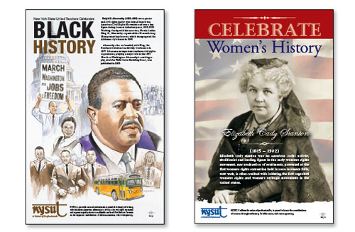 Black History and Women's History posters 2014