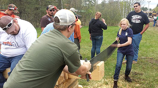 Rachel Bennet of North Warren is a CTE student at the WSWHE BOCES Southern Adirondack Education Center.