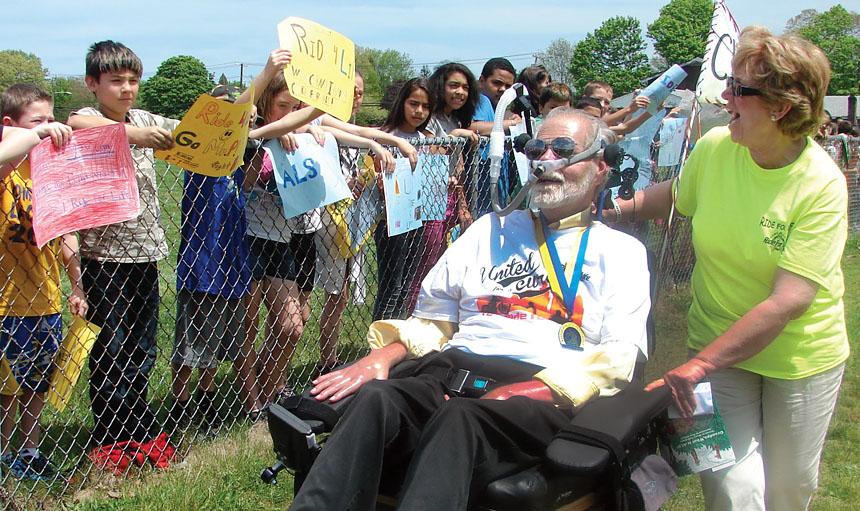 Through the non-profit Ride for Life Inc., Chris Pendergast and his wife, Christine, both NYSUT retirees, have raised more than $5 million for ALS research.