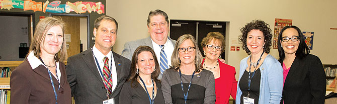 New National Board Certified Teachers are feted by union leaders and school officials at a ceremony at the Martin Luther King Jr. Elementary School in Syracuse.