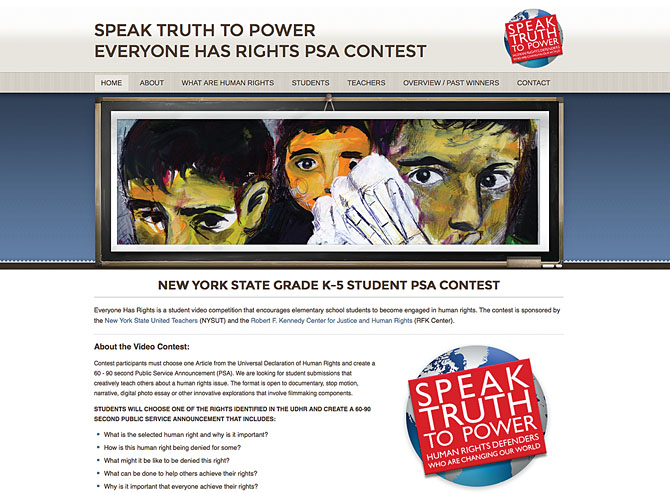 New York State grades k-5 PSA video contest
