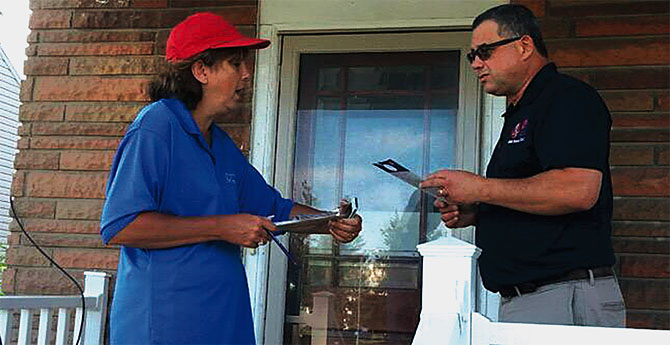 Buffalo educators go door to door to tell the truth about public schools