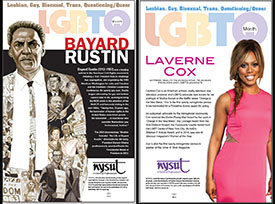 Inaugural posters recognize LGBTQ Month