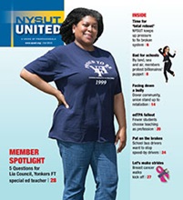 NYSUT United September 2015 cover