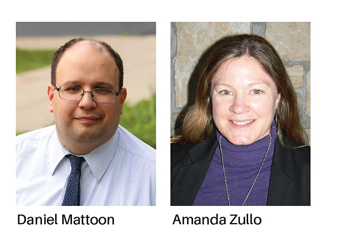 Presidential Award winners Daniel Mattoon and Amanda Zullo