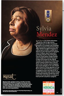 NYSUT Hispanic Heritage poster 2017 - Sylvia Mendez