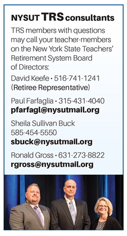NYSUT TRS consultants