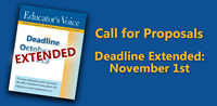 Ed Voice 13 Call for Proposals