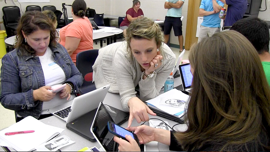 teacher mentoring session in copenhagen