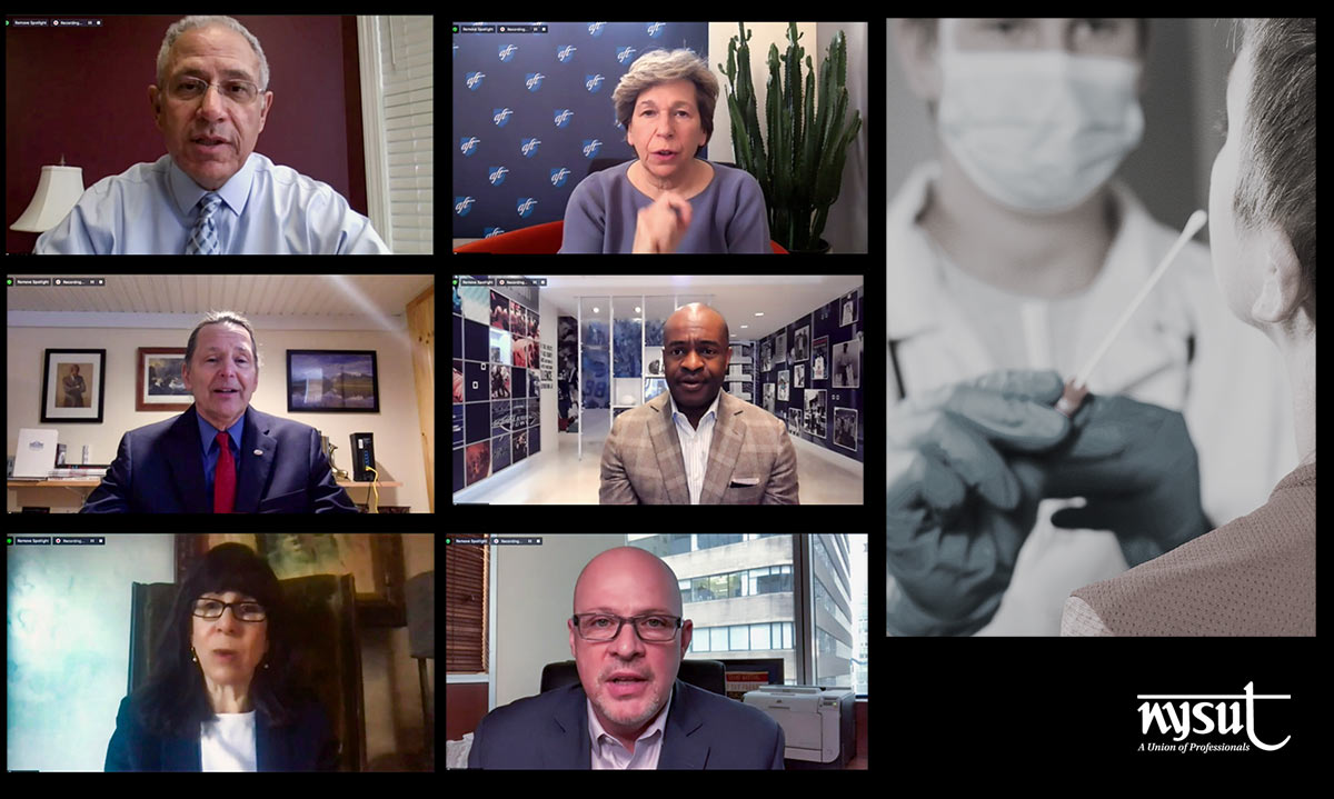 COVID testing press conference