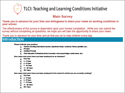 tlci survey