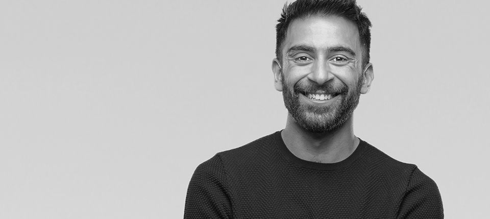 smiling man