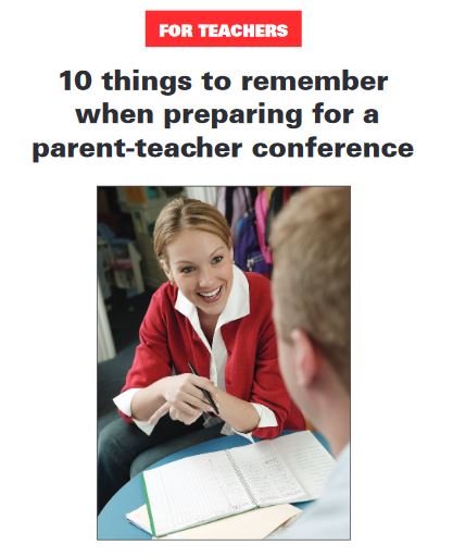 Ten Things Parent Teacher Conferences